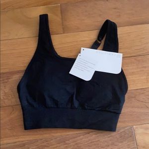NWT Fabletics black bra top